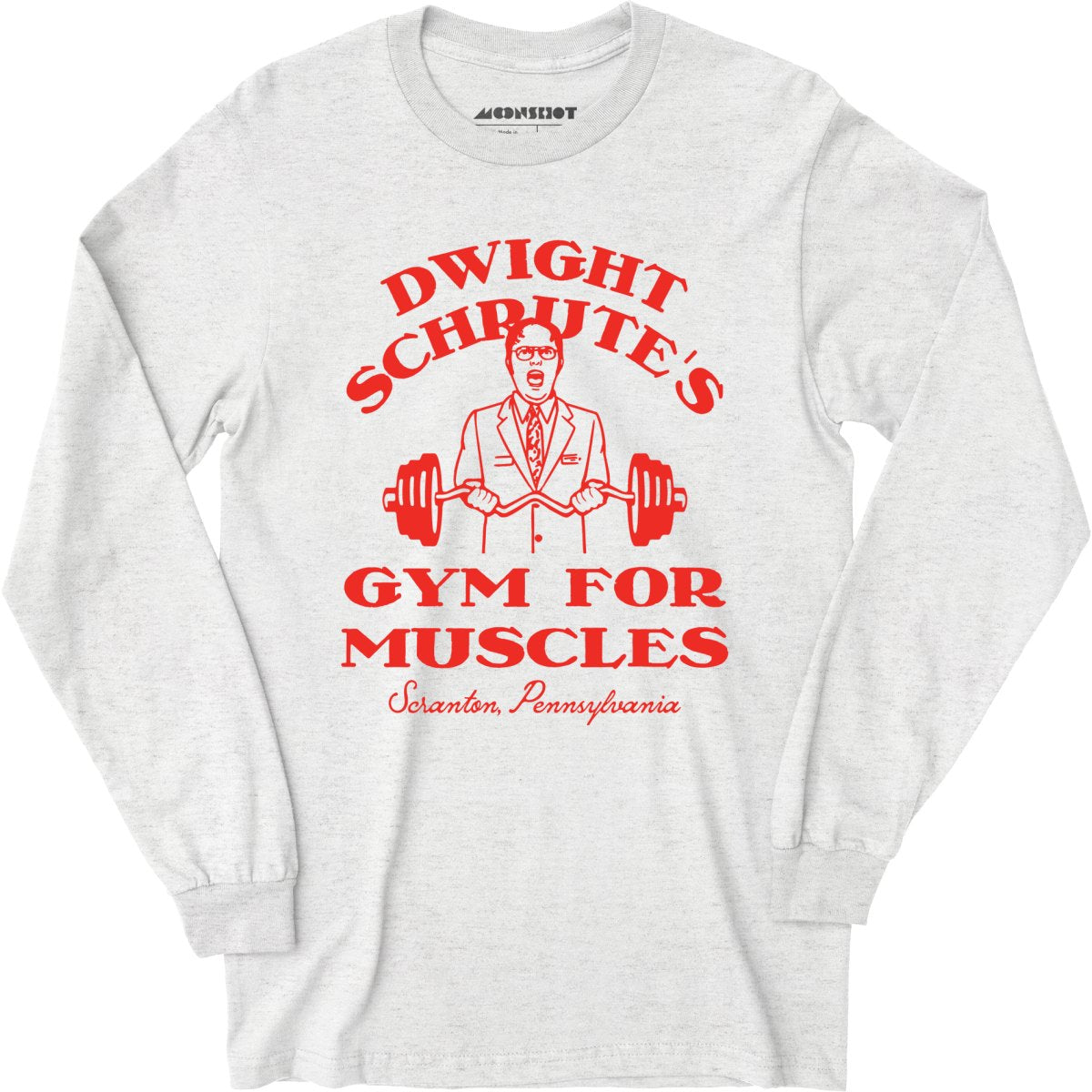 Dwight Schrute's Gym For Muscles - Long Sleeve T-Shirt