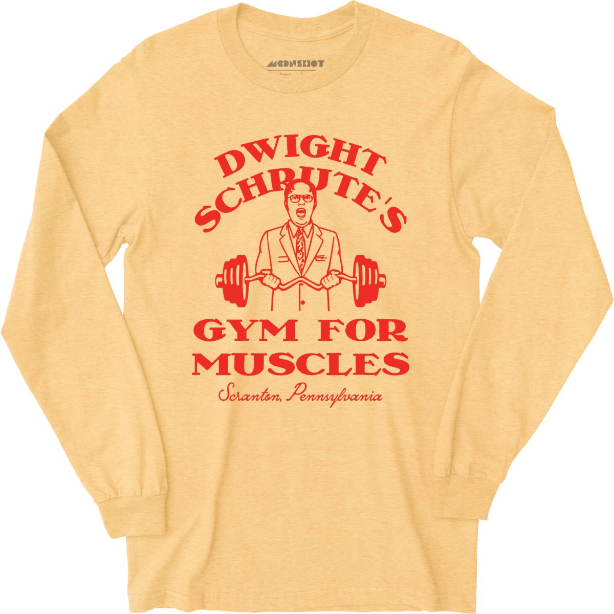 Dwight Schrute's Gym For Muscles - Long Sleeve T-Shirt