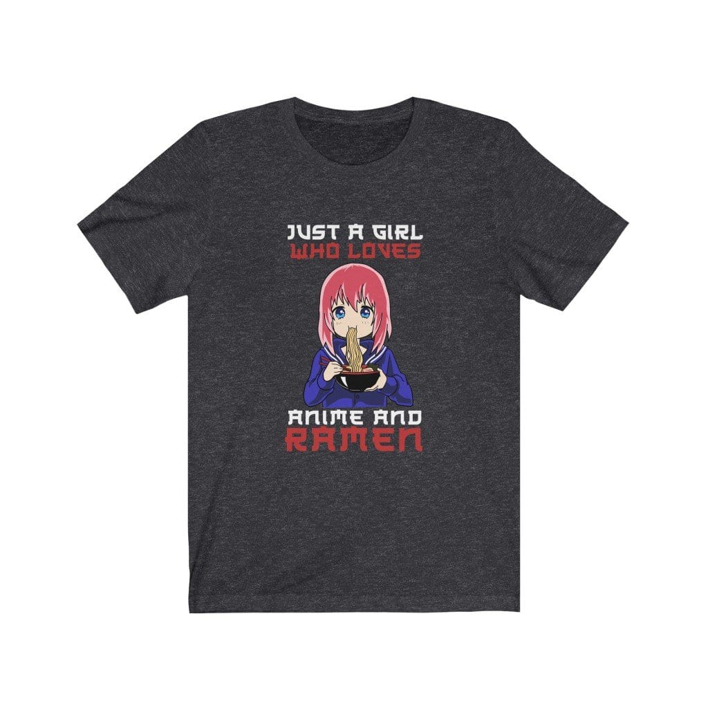 Just A Girl Who Loves Anime And Ramen Unisex Tee