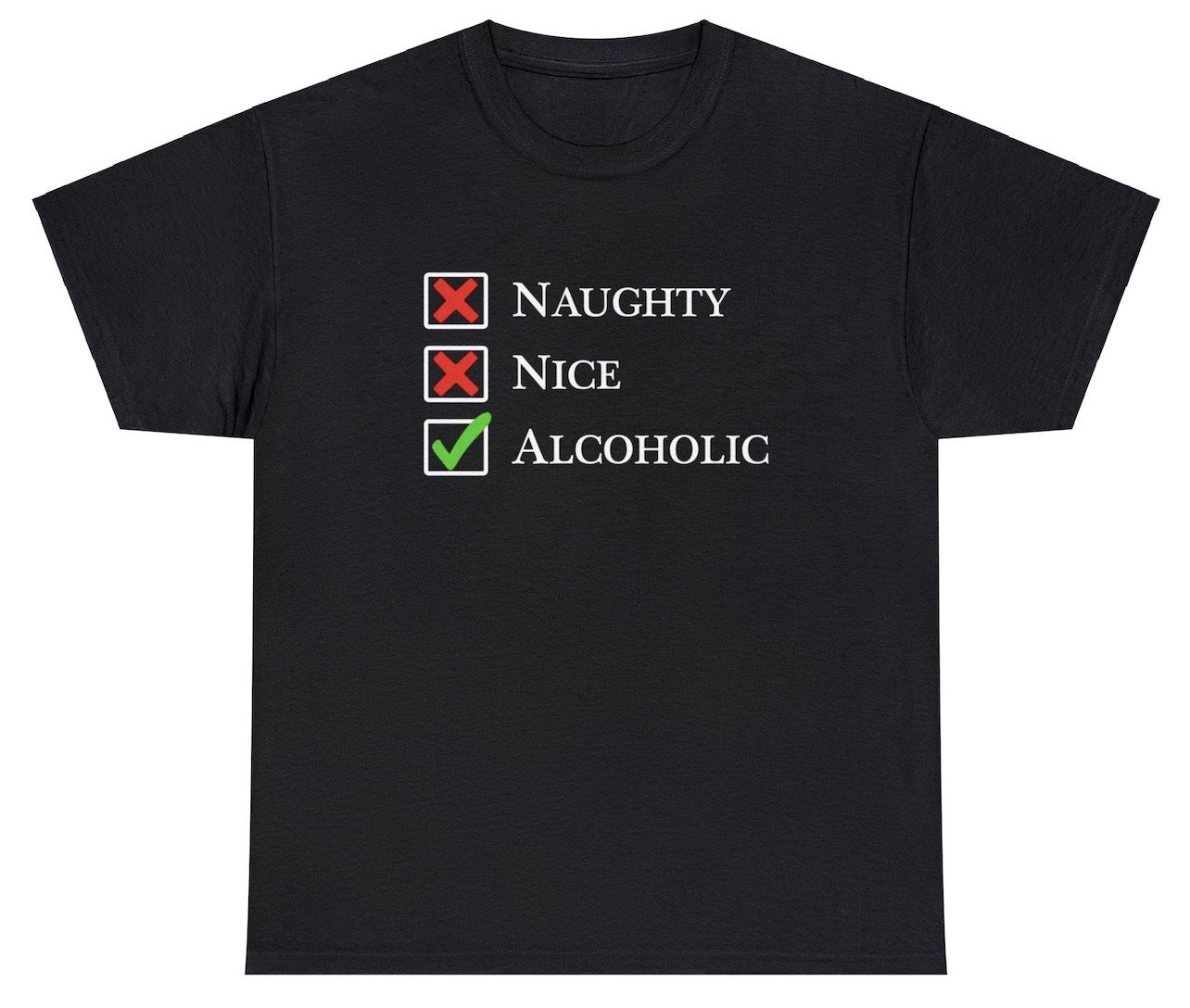 Naughty Nice Alcoholic Tee - clothing by TeeHivey.com (Image 2)