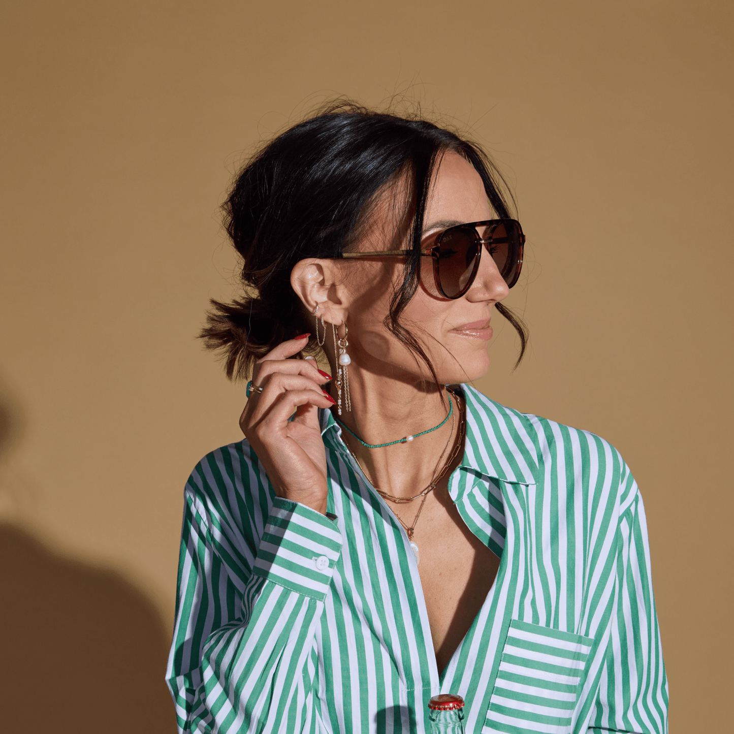 Earhart Cheetah Sunglasses