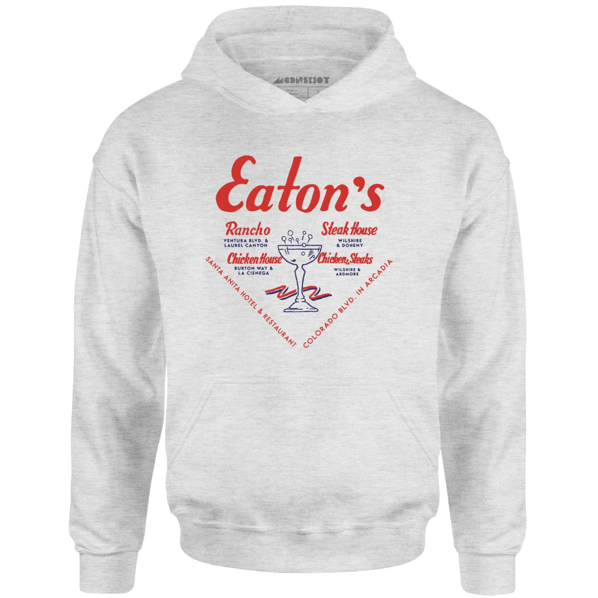 Eatons Restaurants - Los Angeles, CA - Vintage Restaurant - Unisex Hoodie