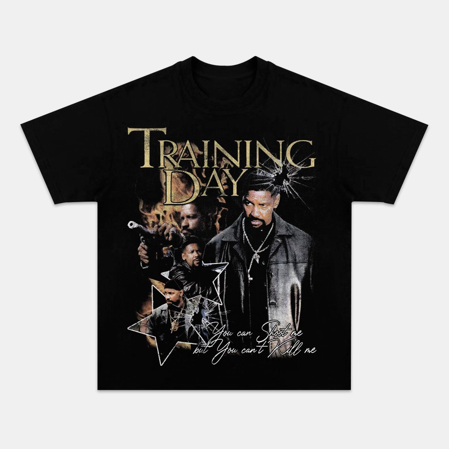 TRAINING DAY  YOU CAN'T KILL ME TEE - clothing by TeeHivey.com (Image 1)