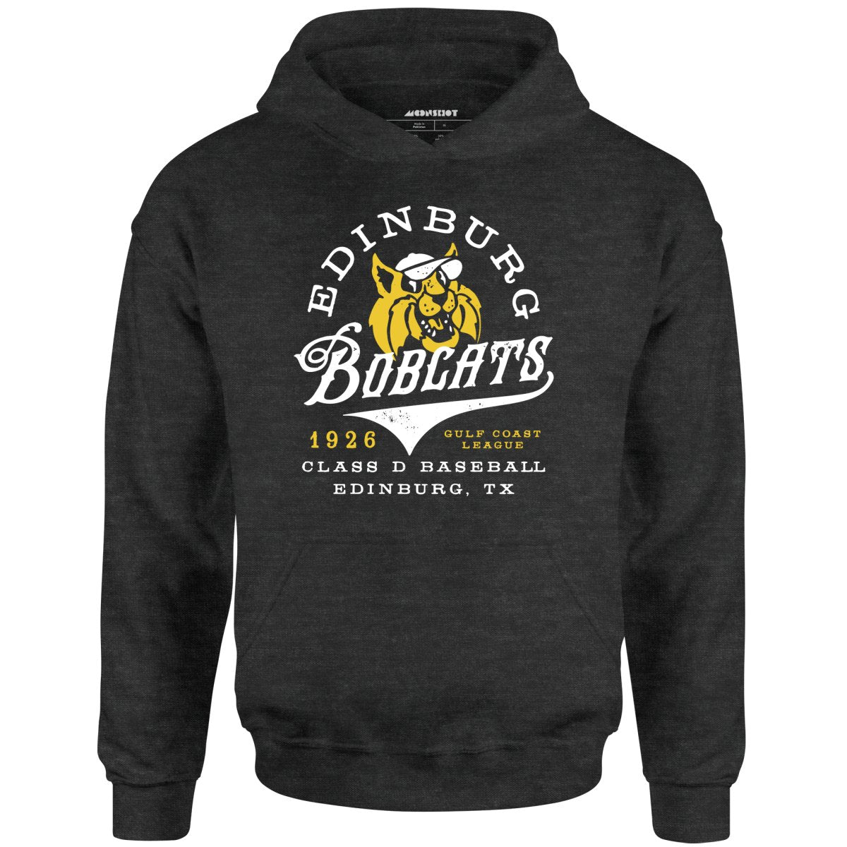 Edinburg Bobcats - Texas - Vintage Defunct Baseball Teams - Unisex Hoodie