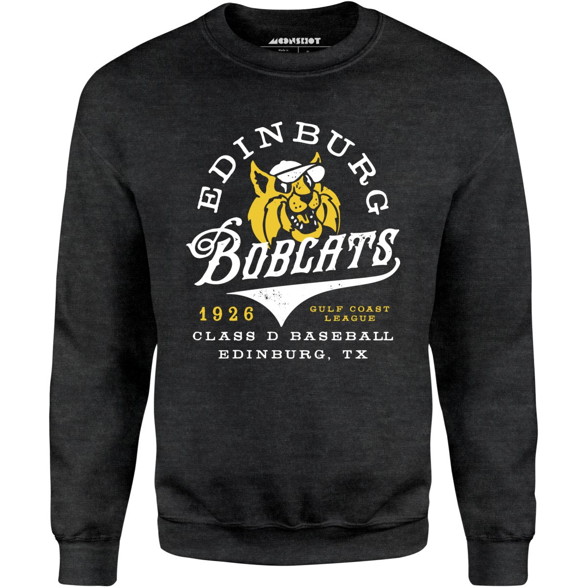 Edinburg Bobcats - Texas - Vintage Defunct Baseball Teams - Unisex Sweatshirt