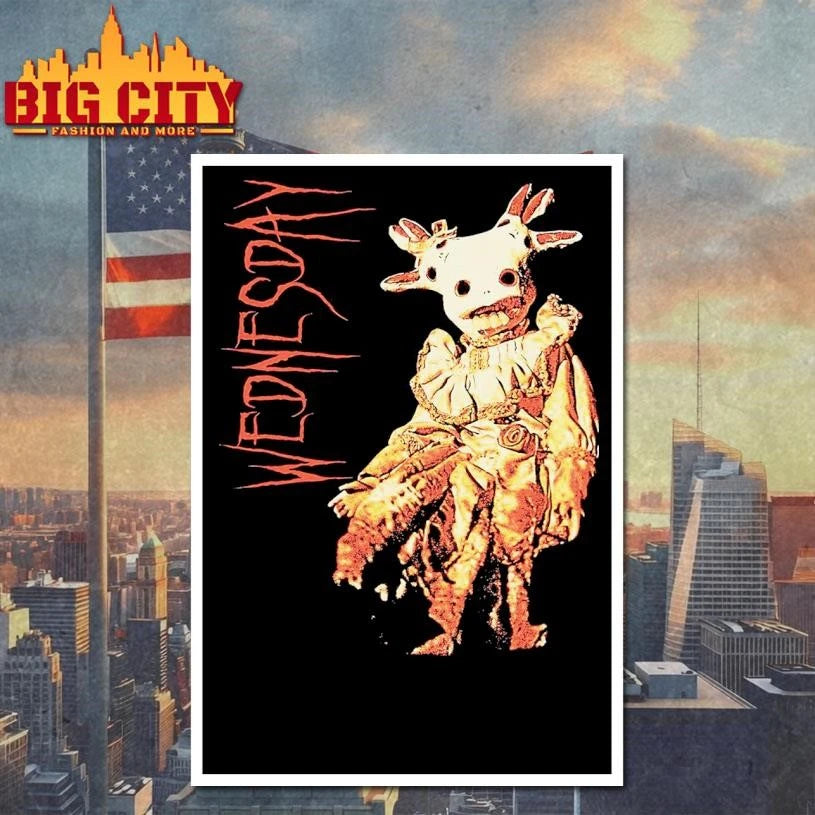ednesday Standing Doll Scary Shirt