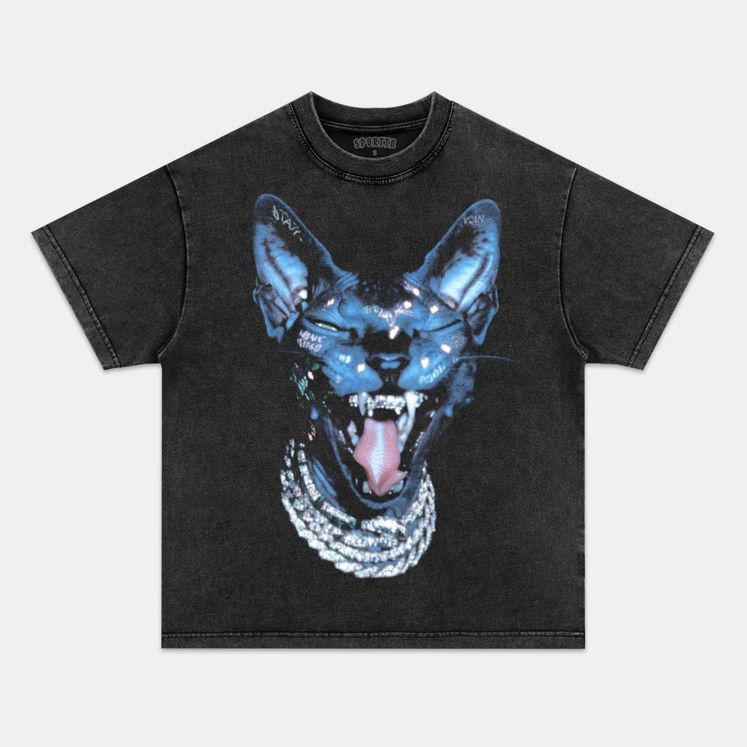 RETRO STREET STYLE & CAT V2 TEE Style001 - clothing by TeeHivey.com (Image 2)