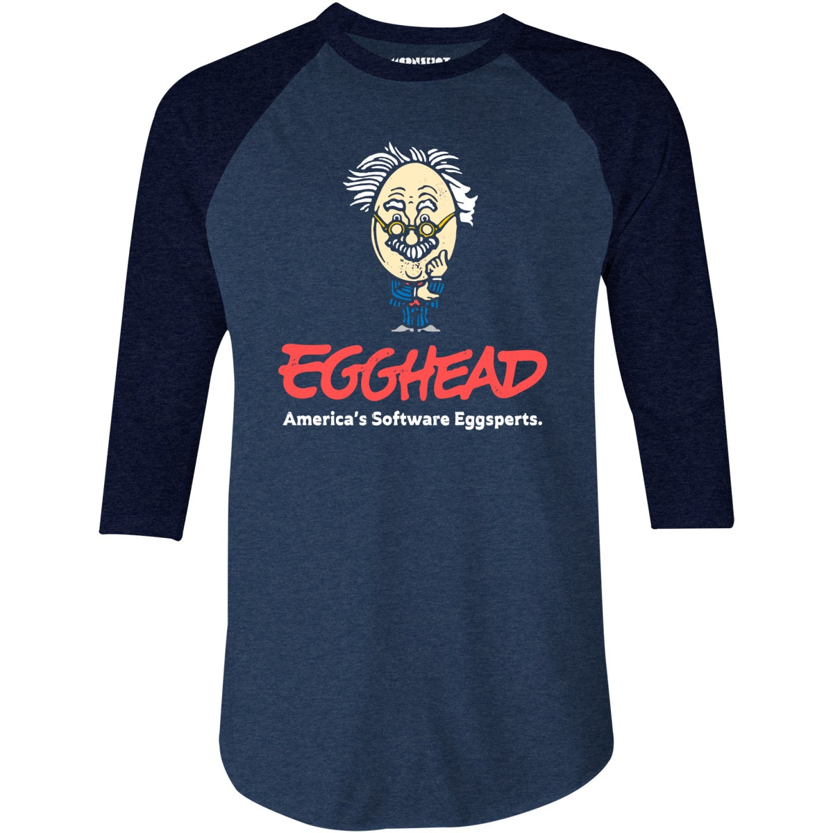 Egghead Software - Defunct Software Store - 3/4 Sleeve Raglan T-Shirt
