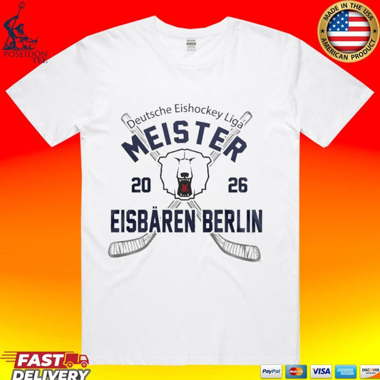 Eisbären Berlin Deutsche Eishockey Liga Meister 2026 T-shirt
