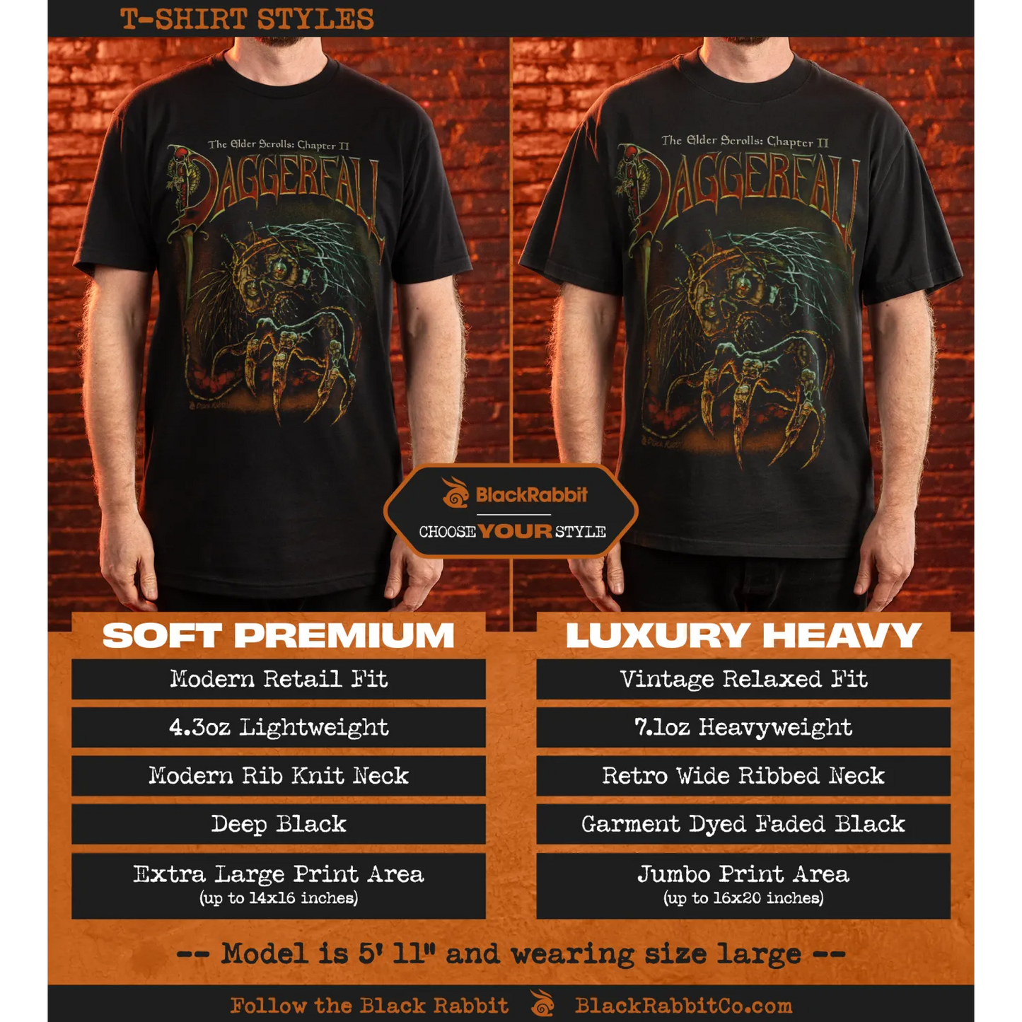 The Elder Scrolls 2 Daggerfall Retro Vintage Unisex Classic T-Shirt