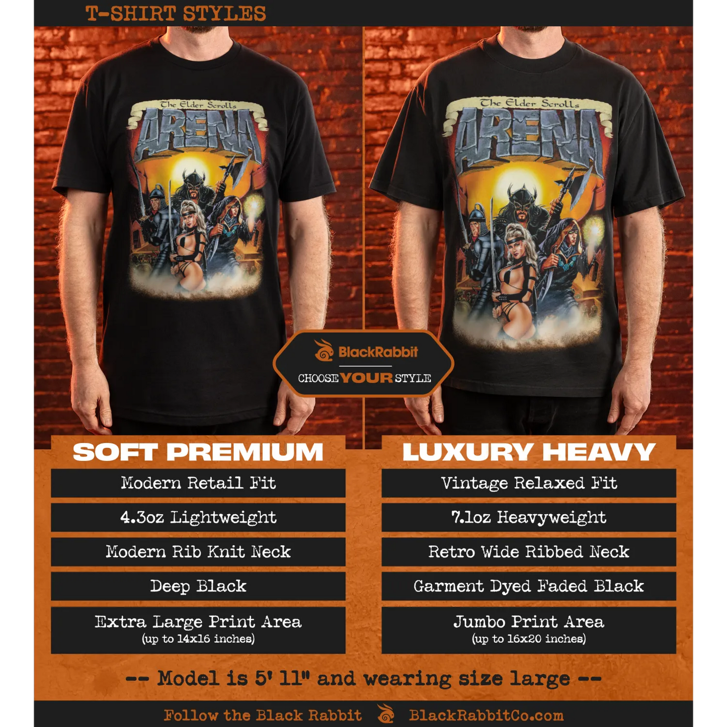 The Elder Scrolls Arena Retro Vintage Unisex Classic T-Shirt