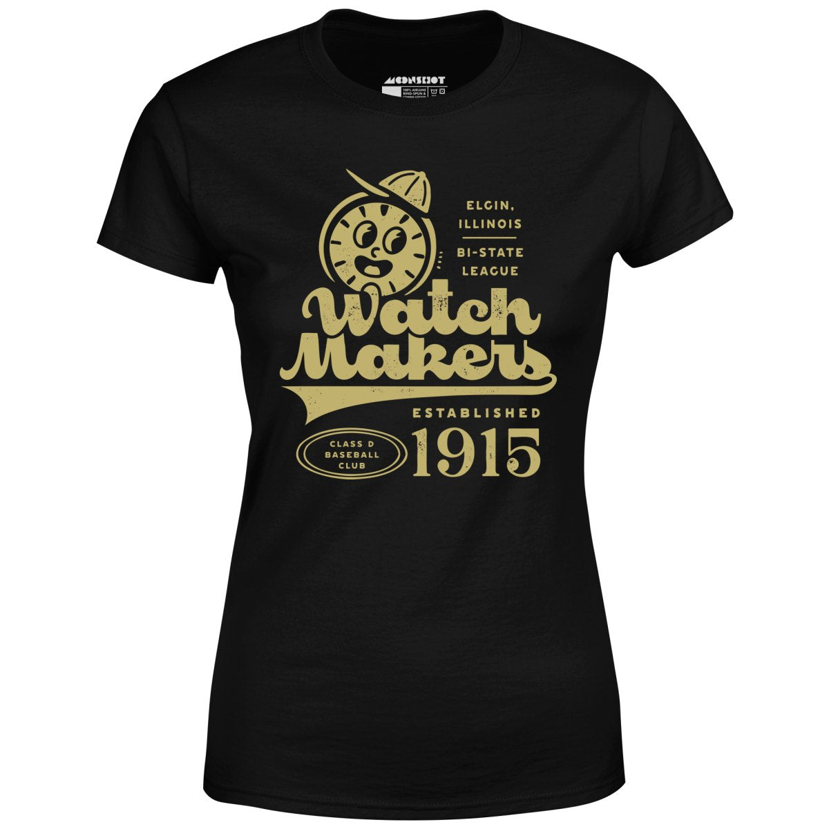 Elgin Watch Makers - Illinois - Vintage Defunct Baseball Teams - Women's T-Shirt