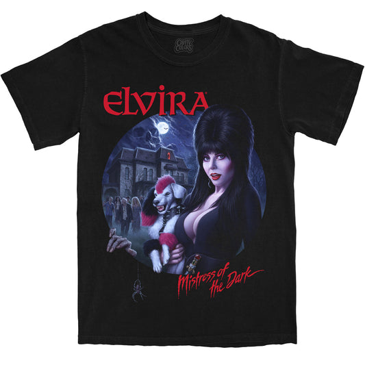 ELVIRA'S HAUNTED HOUSE PARTY - T-SHIRT (COMFORT COLORS)