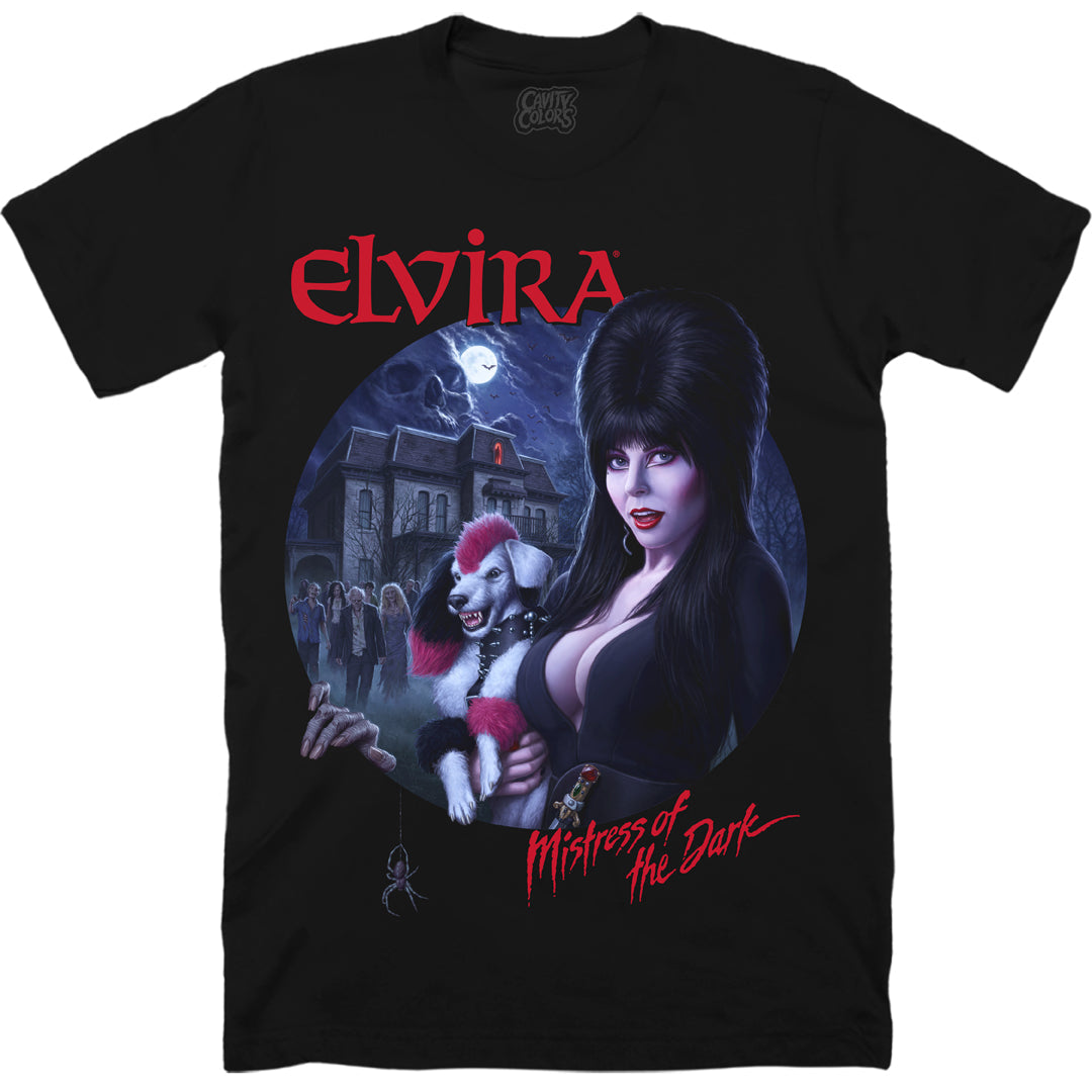 ELVIRA'S HAUNTED HOUSE PARTY - T-SHIRT