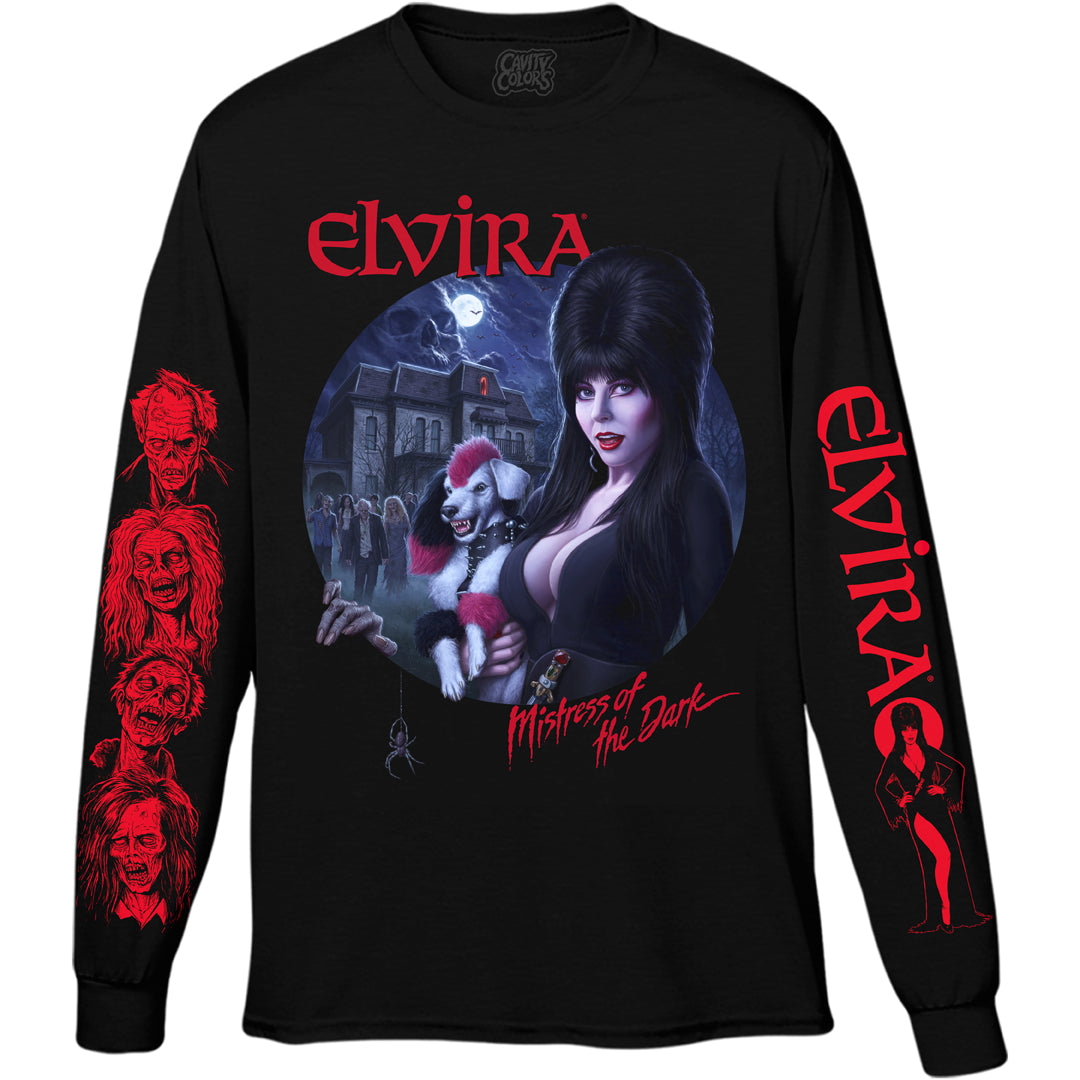 ELVIRA'S HAUNTED HOUSE PARTY - LONG SLEEVE SHIRT