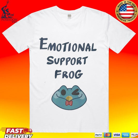 Emotional Support Frog Fizzarolli Cartoon T-shirt