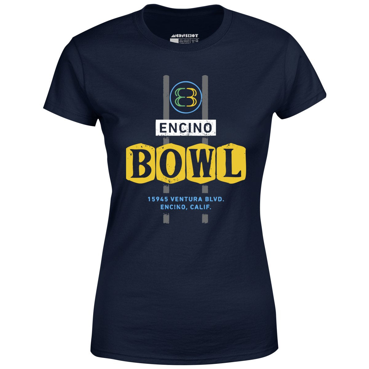 Encino Bowl - Encino, CA - Vintage Bowling Alley - Women's T-Shirt