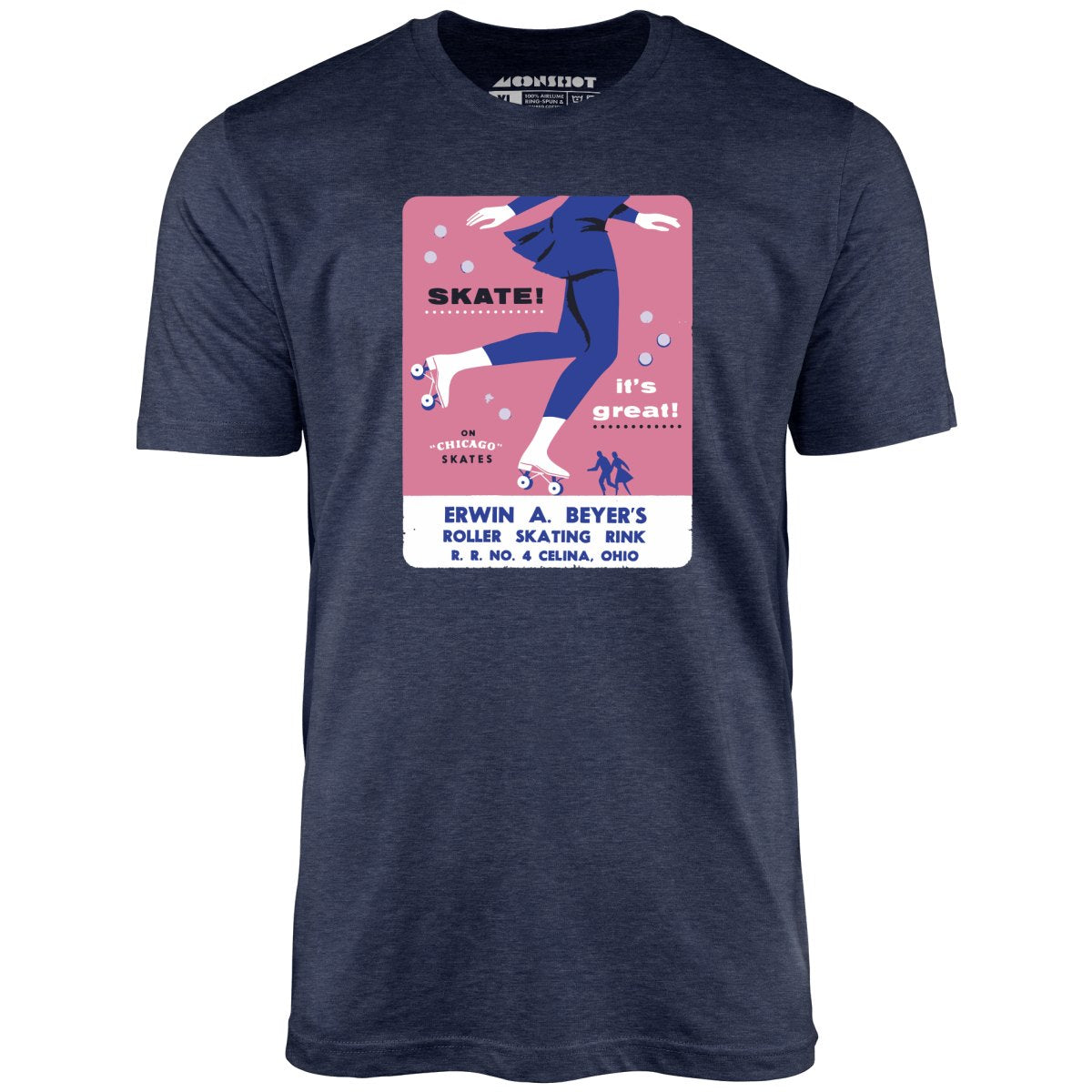 Erwin A. Beyer's - Celina, OH - Vintage Roller Rink - Unisex T-Shirt