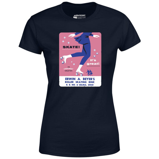Erwin A. Beyer's - Celina, OH - Vintage Roller Rink - Women's T-Shirt