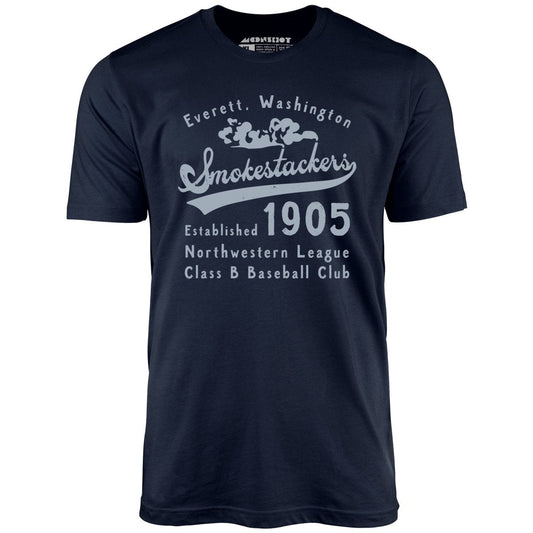 Everett Smokestackers - Washington - Vintage Defunct Baseball Teams - Unisex T-Shirt