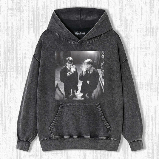 HARRY AND RON SMOKING HOODIES - clothing by TeeHivey.com