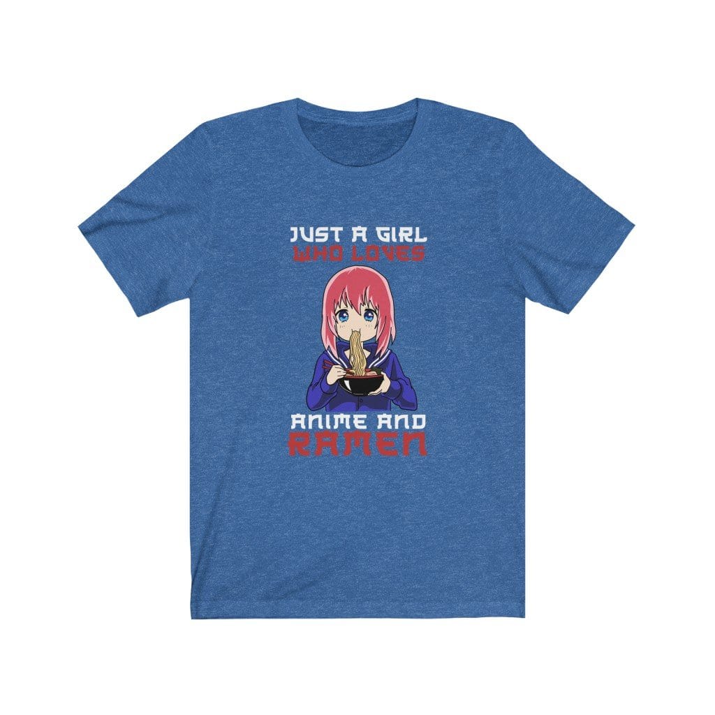 Just A Girl Who Loves Anime And Ramen Unisex Tee