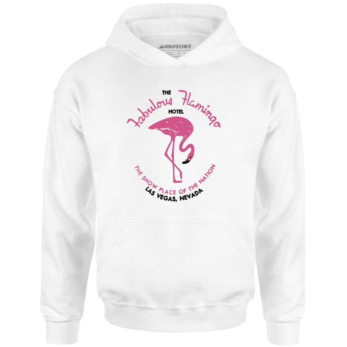 Fabulous Flamingo Hotel - Vintage Las Vegas - Unisex Hoodie
