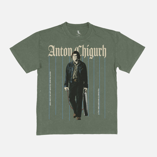 Anton Chigurh Pinstripes Graphic Tee
