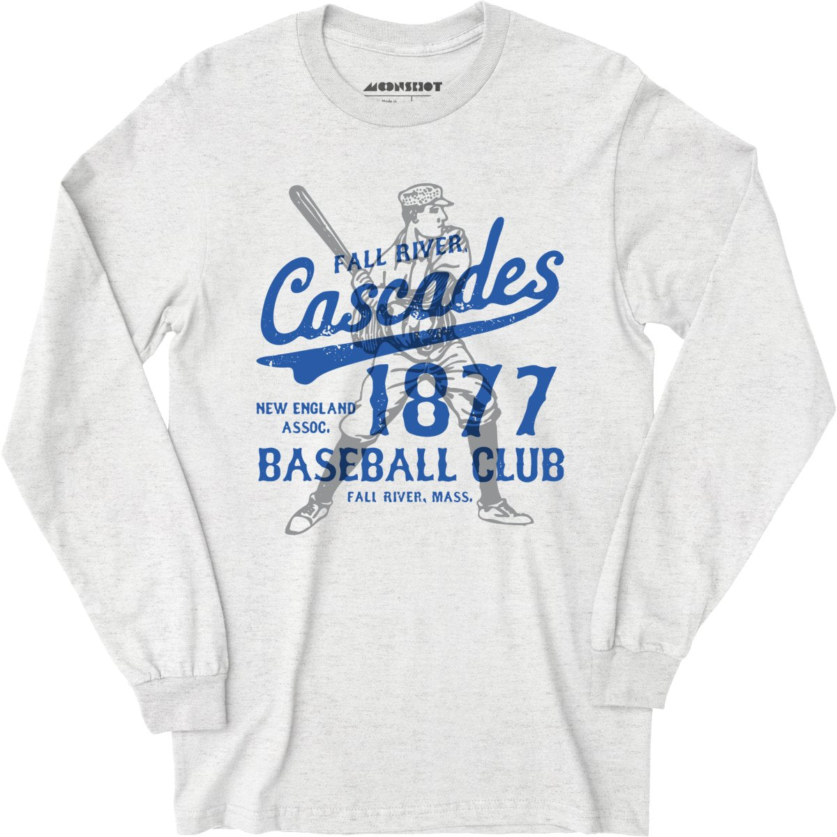 Fall River Cascades - Massachusetts - Vintage Defunct Baseball Teams - Long Sleeve T-Shirt