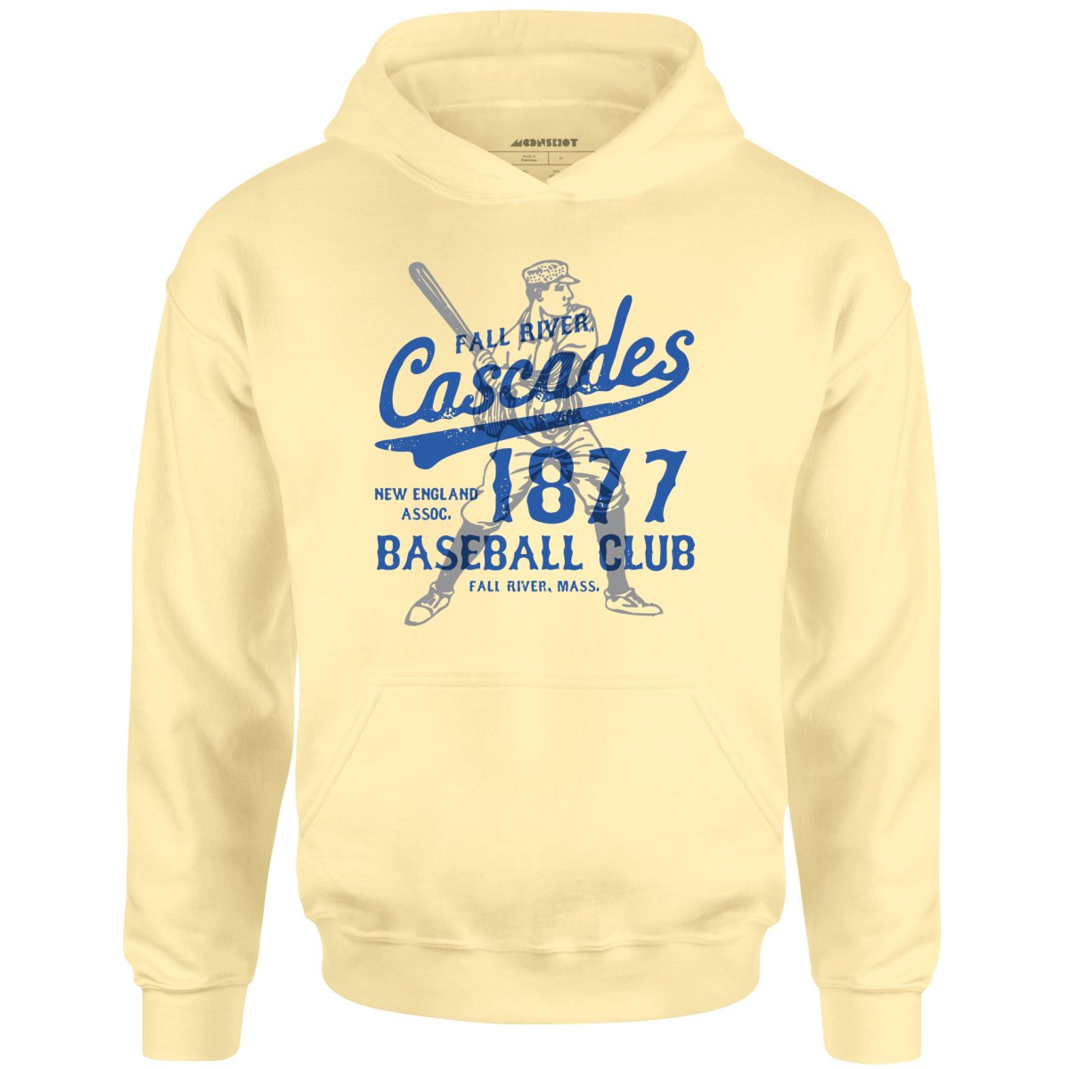 Fall River Cascades - Massachusetts - Vintage Defunct Baseball Teams - Unisex Hoodie
