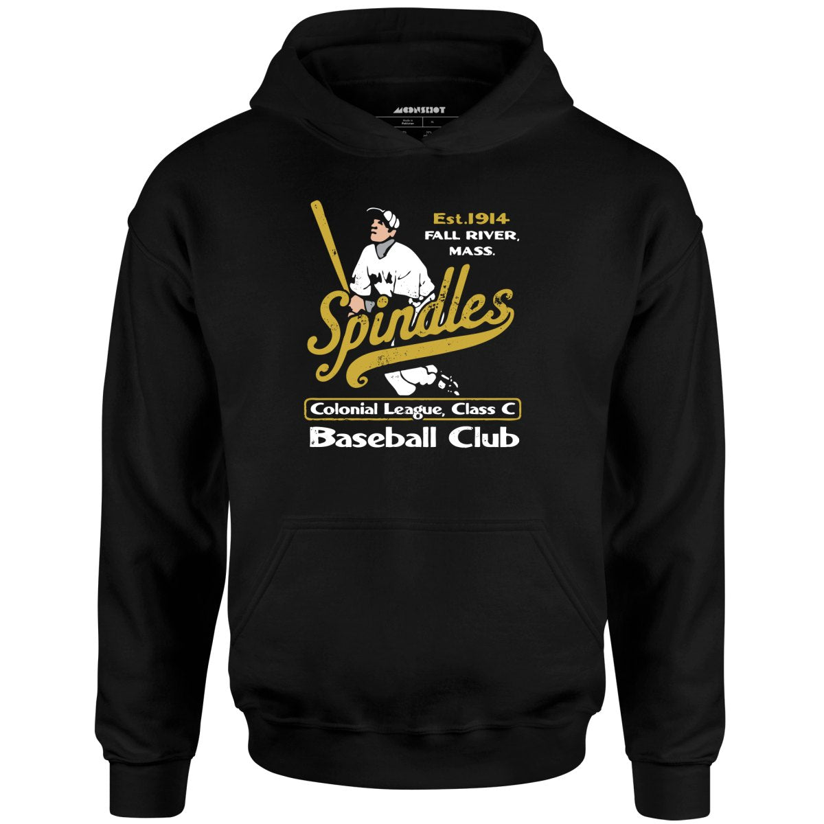 Fall River Spindles - Massachusetts - Vintage Defunct Baseball Teams - Unisex Hoodie
