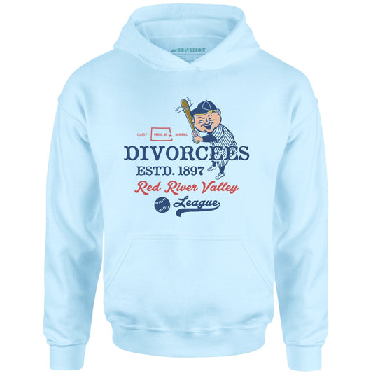 Fargo Divorcees - North Dakota - Vintage Defunct Baseball Teams - Unisex Hoodie