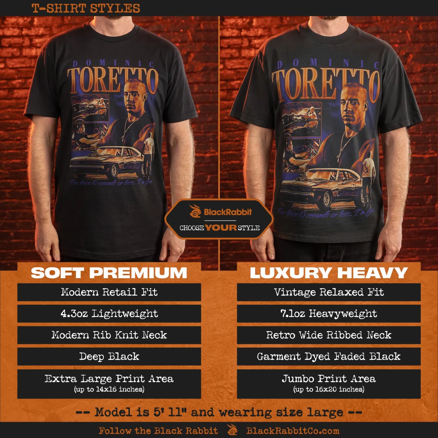 The Fast And The Furious Dominic Toretto Retro Vintage Bootleg Unisex Classic T-Shirt