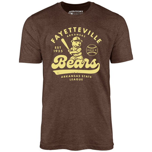 Fayetteville Bears - Arkansas - Vintage Defunct Baseball Teams - Unisex T-Shirt