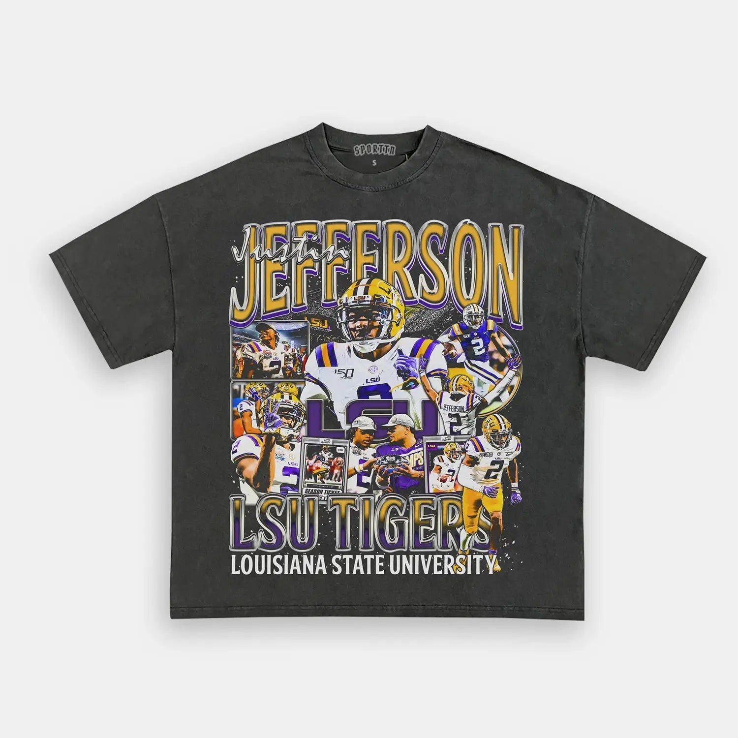 JUSTIN JEFFERSON - LSU TEE - clothing by TeeHivey.com (Image 4)