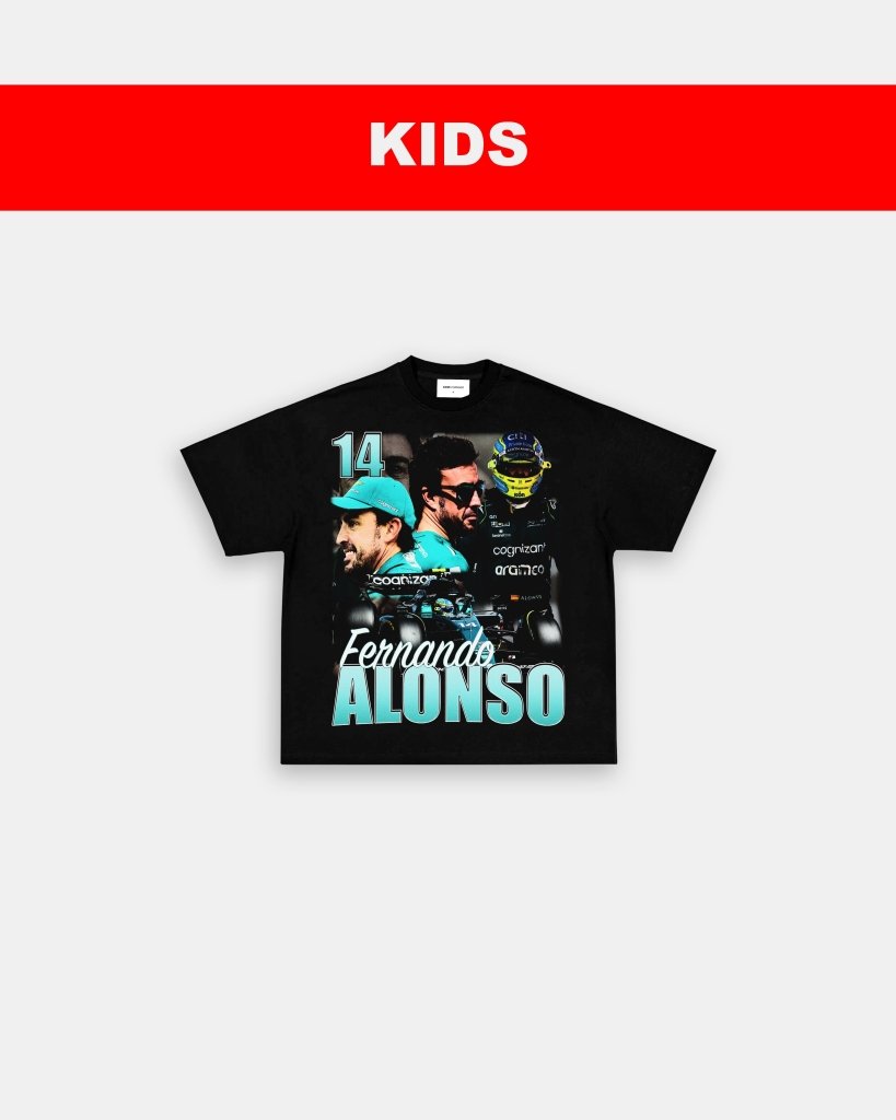 FERNANDO ALONSO 2 - KIDS TEE - clothing by TeeHivey.com (Image 1)