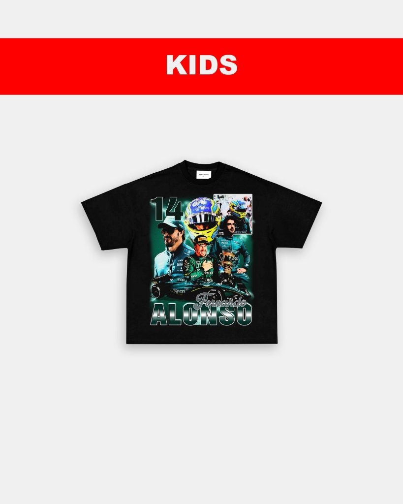 FERNANDO ALONSO - KIDS TEE - clothing by TeeHivey.com (Image 1)