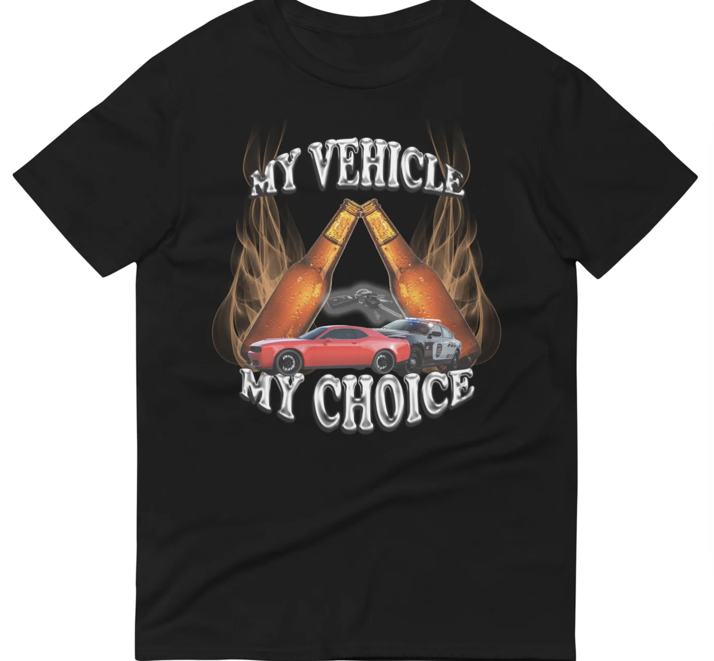 My Vehicle My Choice Tee - clothing by TeeHivey.com (Image 2)