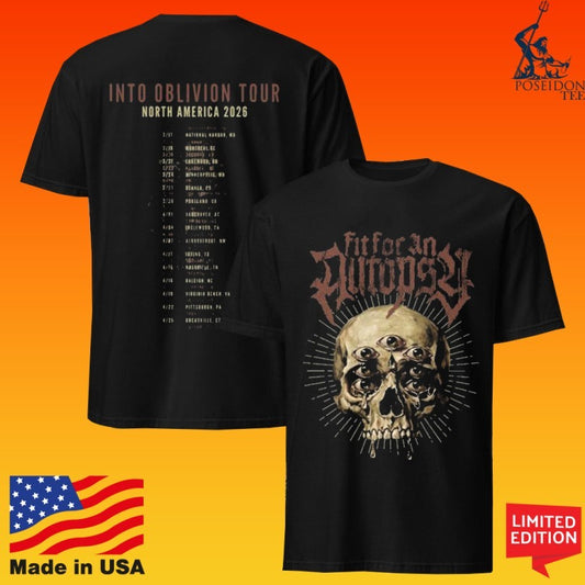 Fit For An Autopsy Into Oblivion North American Tour T-shirt