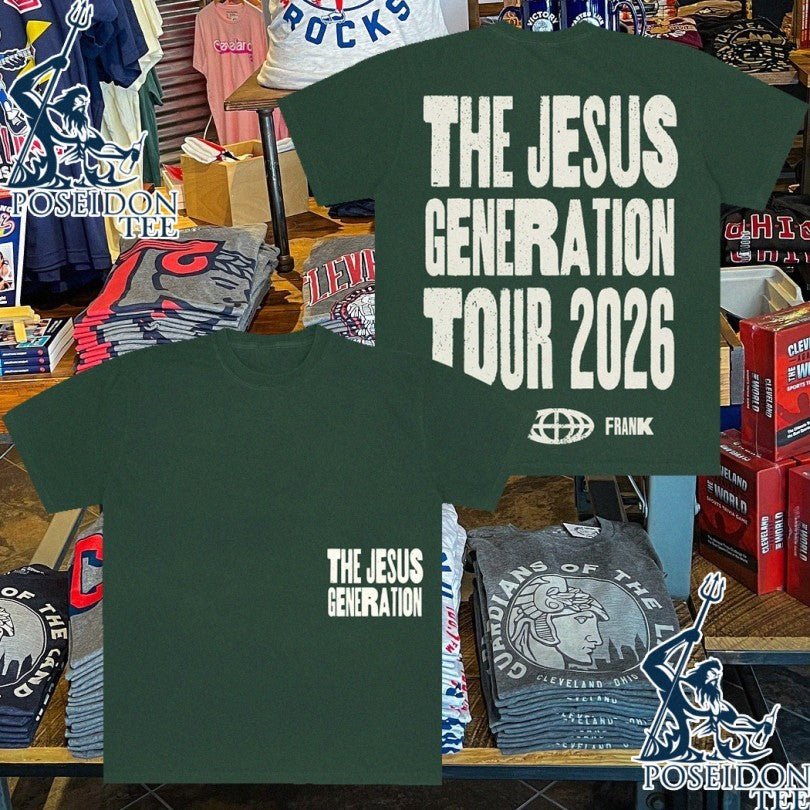 Forrest Frank The Jesus Generation Green Tour 2026 T-shirt