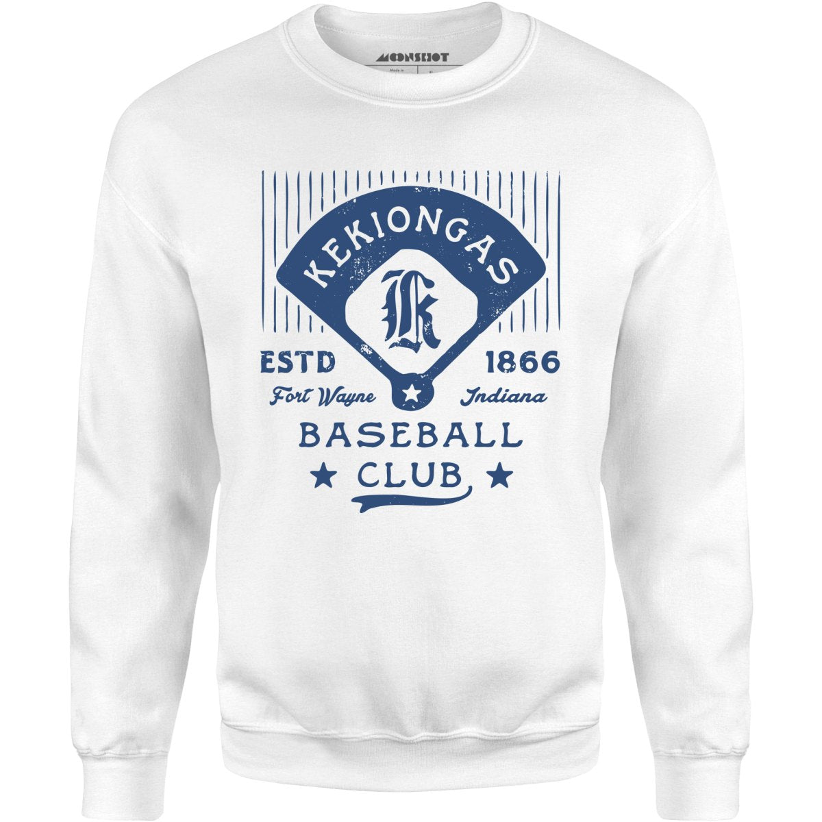 Fort Wayne Kekiongas - Indiana - Vintage Defunct Baseball Teams - Unisex Sweatshirt