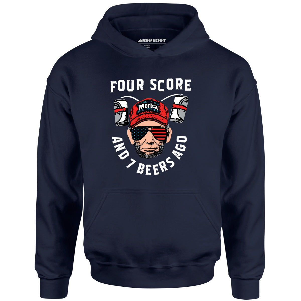 Four Score and 7 Beers Ago - Unisex Hoodie