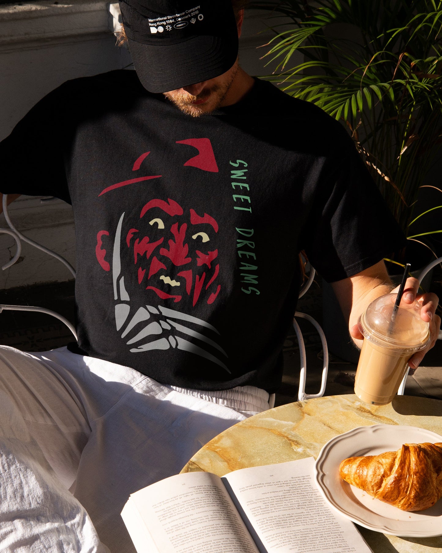 Minimal Nightmare Freddy Krueger Graphic Tee