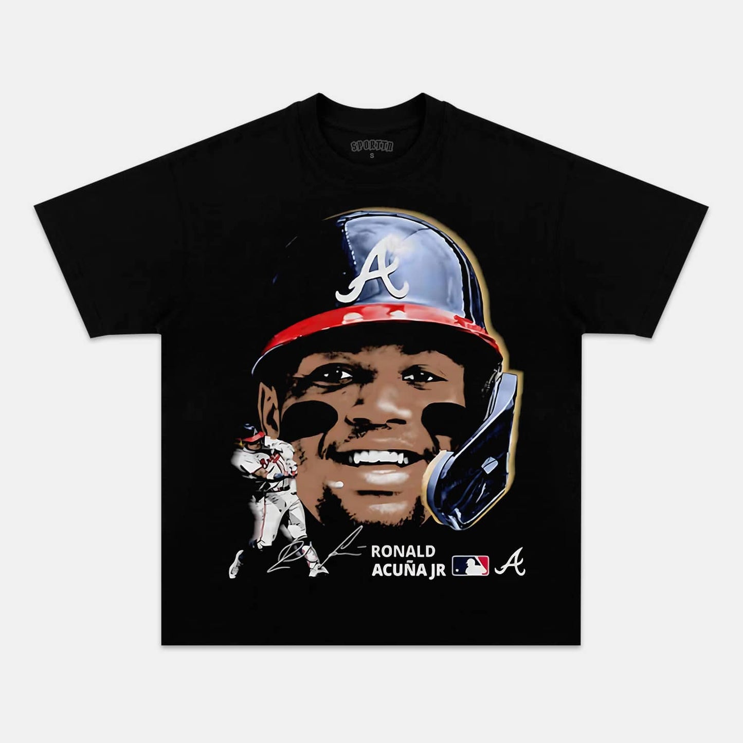 BIG FACE RONALD ACUNA TEE Style001 - clothing by TeeHivey.com (Image 5)