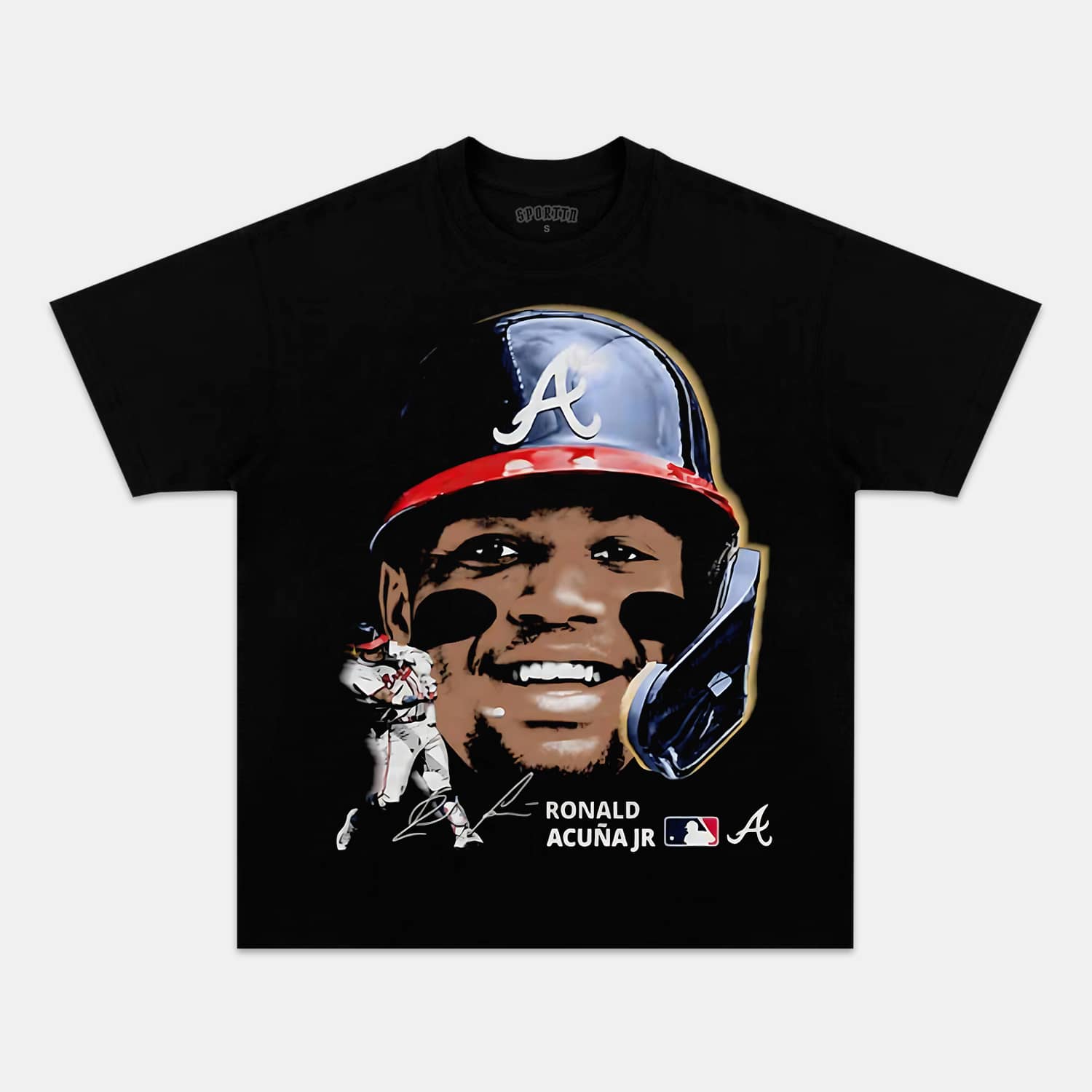 BIG FACE RONALD ACUNA TEE Style001 - clothing by TeeHivey.com (Image 5)