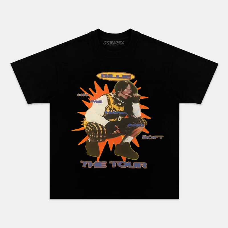 BILLIE EILISH HIT ME HARD AND SOFT TSHIRT - clothing by TeeHivey.com (Image 1)