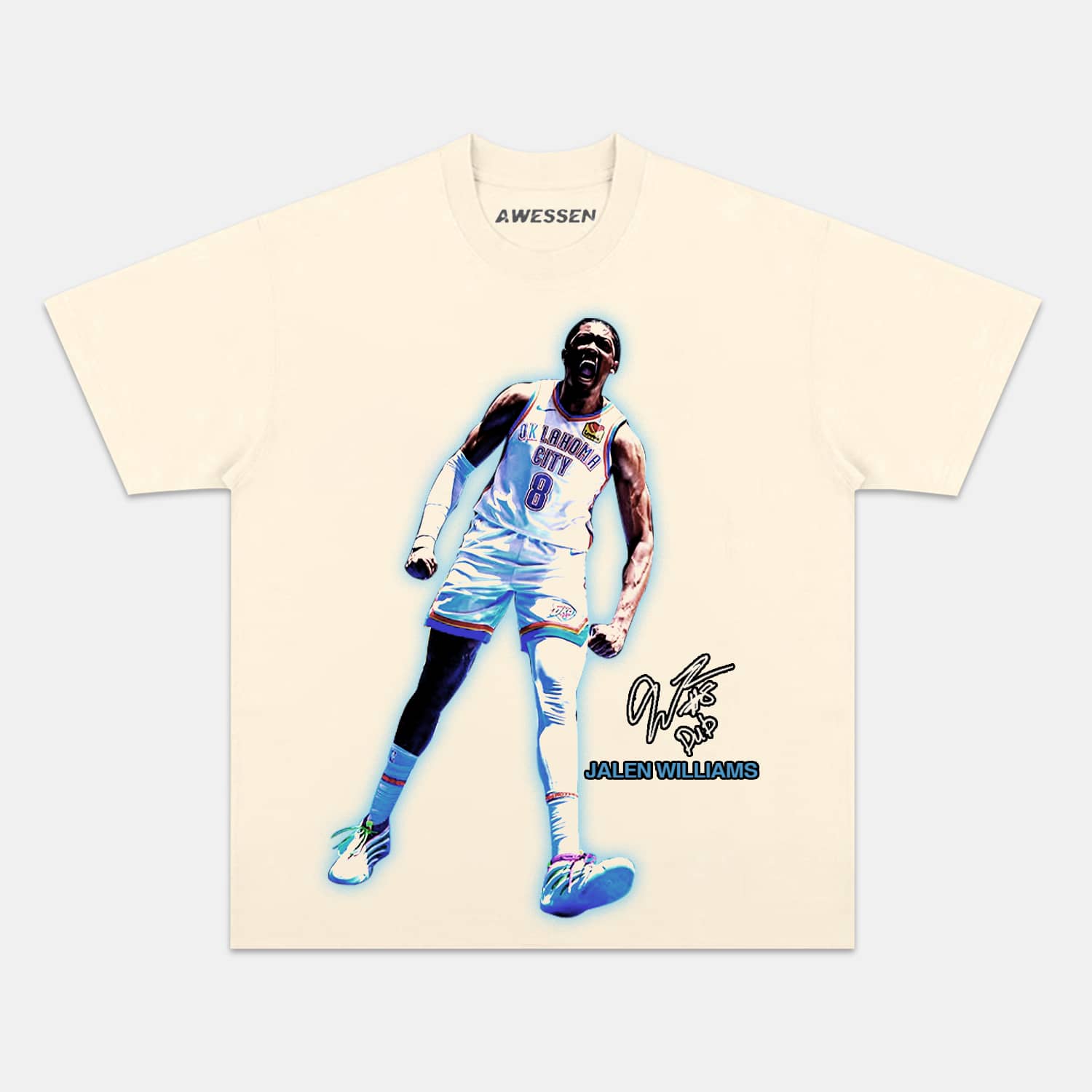 JALEN WILLIAMS 2.0 TEE Style002 - clothing by TeeHivey.com (Image 1)