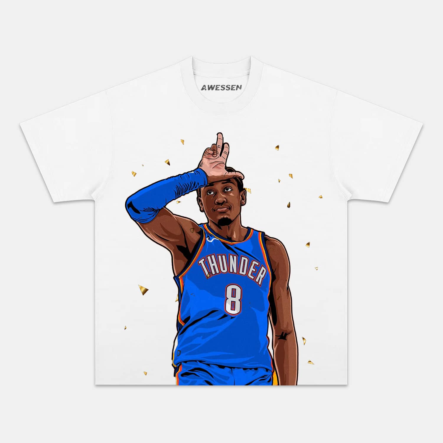 JALEN WILLIAMS  CARTOON TEE Style001 - clothing by TeeHivey.com (Image 4)