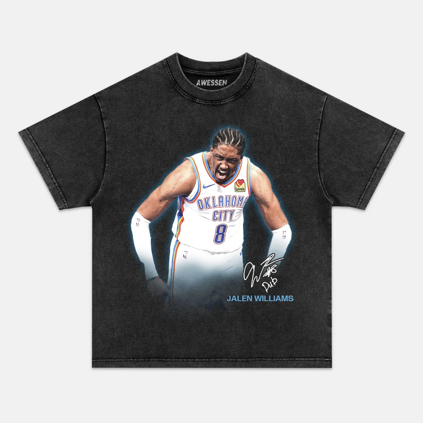 JALEN WILLIAMS V3 TEE Style001 - clothing by TeeHivey.com (Image 1)