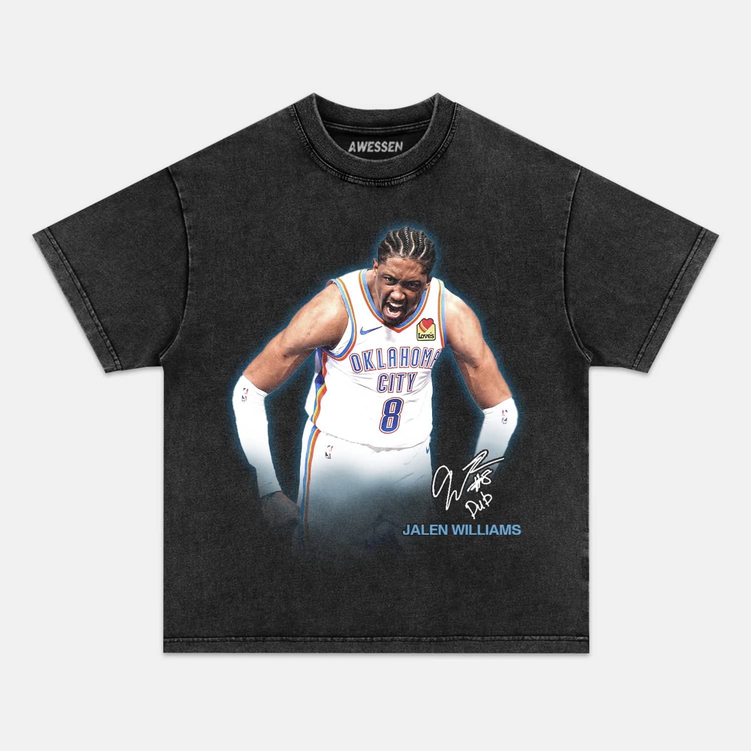 JALEN WILLIAMS V3 TEE Style001 - clothing by TeeHivey.com (Image 1)